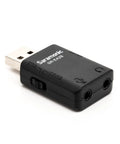 Compact USB Audio Interface For 3.5mm Mics With TRS And TRRS Plug In Power, Real Time Monitoring Via Headphone Output, Plus A Handy Mute Button