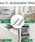 26 Pack No Drill Magnetic Cabinet Catches Ultra Thin Strong Magnetic Latch With Adhesive for kitchen cabinets and drawers