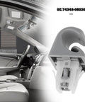 Two Piece Car Sun Visor Clip Hook Bracket Replacement 74348 06030 for Toyota Camry interior view