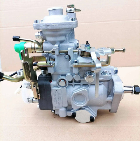 Tough Built Injection Fuel Pump Compatible With Nissan Diesel Qd32t Engine 1047414870 Ve4 11f1800rnp2479 side view with detailed fittings.