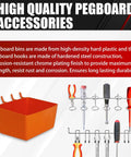 Premium Pegboard Hooks Assortment Kit With 278 Pieces And Bins For Garage Wall Organization Set For Hanging Tools Like A Pro