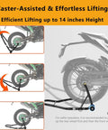 Beefed Up Heavy Duty Rear Wheel Lift Motorcycle Stand Up To 850 Lbs With UL Fork Combo Swingarm Spool for Sport Bikes