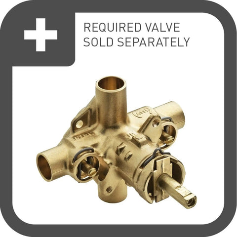 Commercial Posi-Temp Pressure Balancing Tub And Shower System Pro-Grade No Valve Included Chrome Finish
