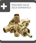 Commercial Brushed Nickel PosiTemp Shower Trim Kit With Lever Handle And Shower Arm Valve Required MPACT Compatible