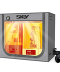 Resin 3D Printer Enclosure With Ventilation Kit And LED Light, dustproof, fits two printers, noise reduction, gray enclosure
