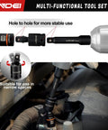 Three Eighths Inch Drive 71 Piece 12 Point Socket Set With Deep And Shallow SAE Five Sixteen To Three Quarters Inch And Metric Eight To Twenty Two Millimeter CR V Build Includes Drill Socket Adapter And Extension Bar Hex Key Set Also Fits Six Point installed in automotive engine