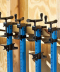 48 Inch Bar Clamps For Woodworking, Lightweight Aluminum Construction, General Use And Glue Up Ready, Built In Hook Locks