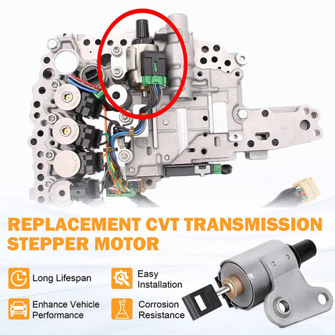 CVT Transmission Stepper Motor 3 Point 5L Exact Fit For JF010E RE0F09A RE0F09B with highlighted features and benefits
