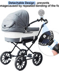 Clip On Stroller Fan USB Rechargeable Mini Personal With 3 Speeds 360 Degree Rotating Removable Flexible Tripod on stroller