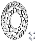 190mm Front Brake Disk Rotor With Pad For 110Cc 125Cc 150Cc Dirt Bikes Pit Bikes Quad ATV SSR RM85 YZ80 Upgrade Kit Aluminum Alloy