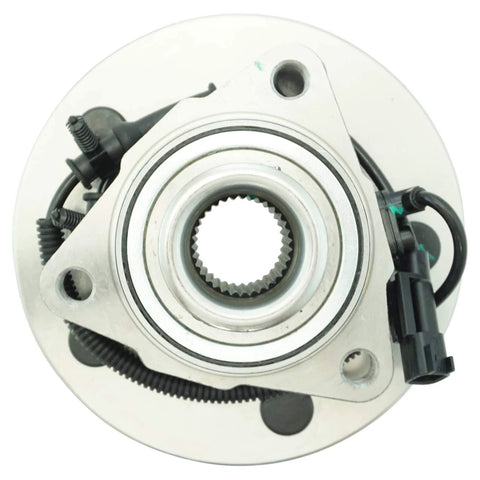 Front view of wheel bearing and hub assembly for 2012-2018 Dodge Ram 1500 and 2019-2022 Ram 1500 Classic Two Piece Kit