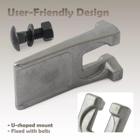 Heavy Duty 40 To 50 Degree Auger Teeth For Rock Drilling And Hard Soil Digging Replacement Parts with bolt, U-shaped mount