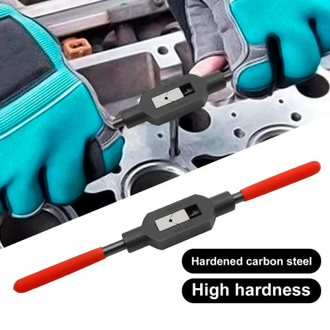 Adjustable Tap Wrench Handle One Quarter To Three Quarters Inch With M5 To M20 Thread Tap Holder And Reamer