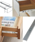 20 Inch Full Extension Drawer Slides With Soft Close Ball Bearing Side Mount Zinc Plated Steel 78 Lb Load Capacity Each Rugged Heavy Duty Cabinet Hardware 10 Pair Pack