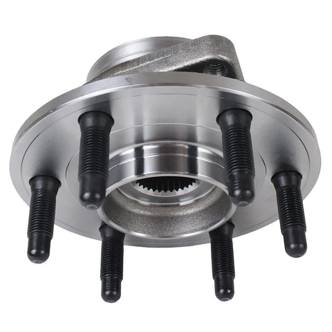 Front Or Rear Wheel Bearing And Hub Assembly Fit For 09 To 17 Chevy Traverse 08 To 17 Buick Enclave 6 Lug With ABS close-up view