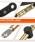 Close-up of Throttle Shift Remote Control Cable For Outboard Motors 1979 Through 1994 0173114 Snap In Replacement detailing ends.
