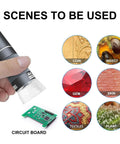 4K Wireless Microscope With 50X To 1000X Zoom For iPhone Android PC USB Digital Endoscope Camera Dope Wireless HD Microscope Plug And Play Compatible With All Cellphones Tablets Windows Mac Chrome Linux, use scenes