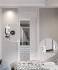 Bedroom with 5 Foot Commercial Grade Sliding Pocket Door Hardware Track Kit Top Mount Heavy Duty Aluminum System installed.