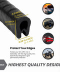 Black Edge Trim Small 1.5mm Wide 50 Feet Long For Metal Edge Protection On Cars Boats And Home Prevent Scratches