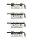 4 Piece Flat Pin Hinge Spring Latch Made From 304 Stainless Steel Rustproof And Rugged Durable Door Lock Spring Loaded Latch Pins Set