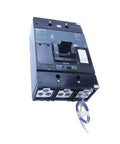 Job Site Ready Three Pole MAL Type Thermal Magnetic Circuit Breaker 700 Amp showcasing front view with visible wiring.