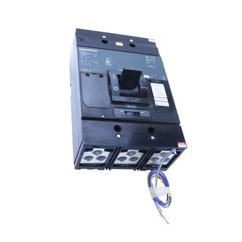 Job Site Ready Three Pole MAL Type Thermal Magnetic Circuit Breaker 700 Amp showcasing front view with visible wiring.