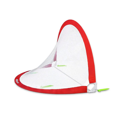 Portable Pop Up Soccer Goals For Backyard Set Of Two 4 Foot Nets With Agility Training Cones And Carrying Case Easy Setup