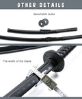 Polypropylene Training Katana Sword For Safe Practice And Cosplay showing detailed blade width measurement and detachable tsuba.