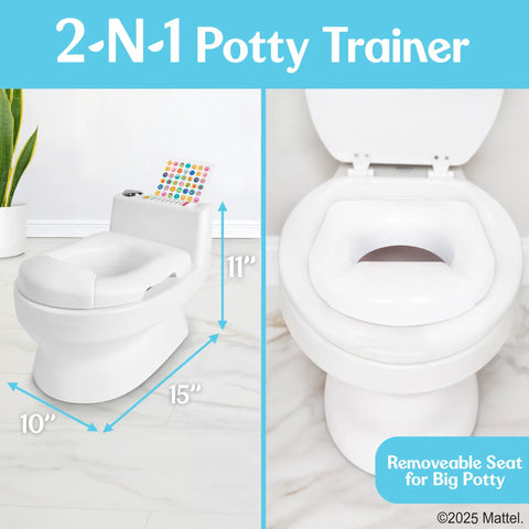 2 In 1 Toddler Potty Trainer With Realistic Flushing Sounds Includes Milestone Tracker And Nifty Storage Makes Potty Training For Your Kiddo A Straight Up Smooth Experience
