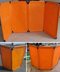 Fiber Welding Safety Kit With Stand All In One Protective Gear for sparks and dust, featuring 1mm fiber fabric shield