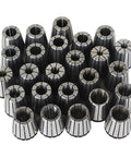 ER32 Collet Set 26 Piece Pro Grade for CNC Milling Lathe Tool Kit with various precision sizes shown