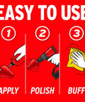 Steps to use PowerCone 360 Polishing Tool With Quick Swap Bit for safe metal polishing in hard to reach areas.