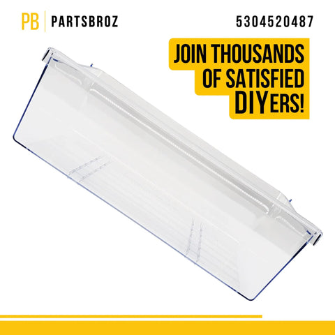 Drawer Assembly For Frigidaire Refrigerator 5304520487 Compatible With AP6886276 PS12718031 replacement part