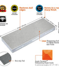 Beefy 8 Inch By 3 Inch Diamond Sharpener Stone With Dual Grit 325 Coarse And 1000 Grit Extra Fine for knife sharpening