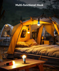 Rechargeable Camping Lantern With 7 Light Modes 3 White 4 RGB USB Cable Included Hanging Light With Clip Hook Must Have