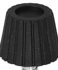 Close-up of Adjustable Furniture Leveling Feet Set with ribbed rubber cap for Chairs Tables Desks and Sofas with Screw In Design