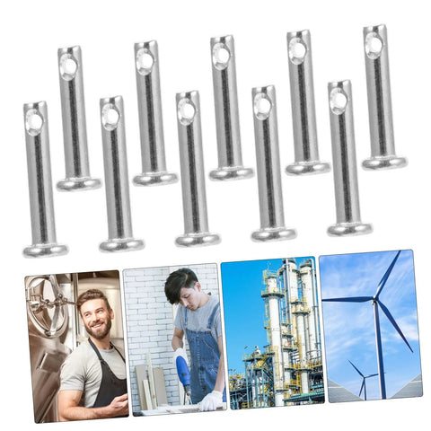20 Piece Stainless Steel Flat Head Clevis Pin Kit For DIY Locating Fasteners Rust Resistant Built Tough Fixing Tools display