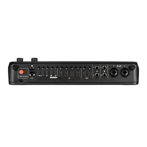All In One Video And Audio Production Console Bundle With Multicam Switching Touchscreen Control USB C Interface and ports view