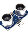 Ultrasonic Distance Sensor Module For Arduino HC SR04 Compatible Proximity Range Detector Plug And Play 3V Minimum Operating Voltage Easy DIY Projects Robotic And Home Automation Sensor Kit