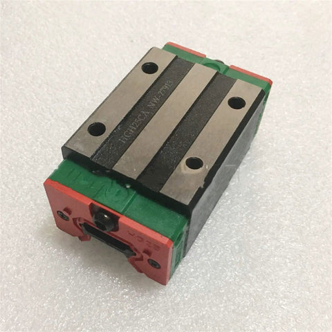 Stainless Steel Linear Guide Rail Set With Four Carriages, Two Pieces, Range 300mm To 1500mm, HGH25CA Compatible, A Real Workhorse For CNC Machines, 3D Printers, Engraving Platforms, And Automated Inspection Systems, single carriage close-up