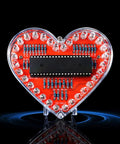 Heart Shaped LED Light Soldering Practice Kit For Beginners And Hobbyists Hands On DIY Friendly Educational Electronics Project Set With Pre Space Solder Boards And Color Changing Effects Great Holiday Gift