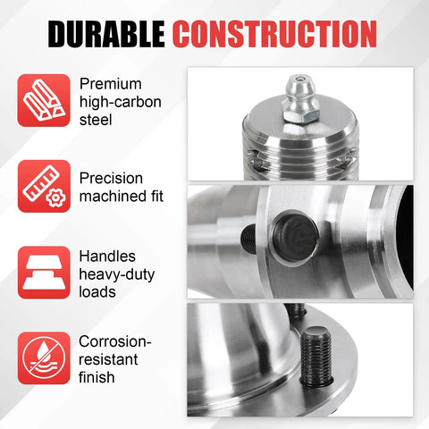 Ez Lube Trailer Spindle 42 With 5 Bolt Flange For 5200 To 7000 Lb Trailer Axles Replaces SP466 Fits Bearing Kits details