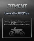 Universal 72 Piece Spoke Covers Kit With Wheel Wraps For Eight To Twenty One Inch Rims Fits E Bike E Dirt Pit Bike