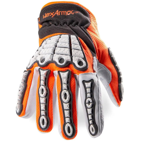 Cut Resistant Impact Protection Breathable Work Gloves Chrome SLT Series 4073 Large with goatskin reinforcement