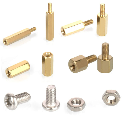 Raspberry Pi All-In-One Spacer Kit 160 Pieces M2.5 Brass Standoffs Nuts Screws Set For Raspberry Pi 4 Model B 3B 3B Plus Zero W 2B And More