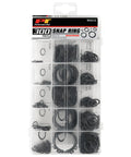 External Snap Ring Assortment Kit 300 Pieces With 18 Popular Sizes Re Sealable Storage Case Your Go To Garage Essential