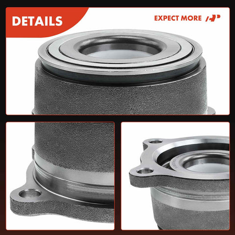 Close-up of 2 Pack Rear Wheel Bearing And Hub Assembly For Nissan Frontier 2005-2019, Xterra 2005-2013/2015, and Suzuki Equator 2009-2012.