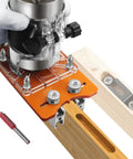 Heavy Duty Aluminum Alloy Palm Router Base Engineered For 65MM Trimmers Handles Furniture Renovation Like A Champ with trimmer on wooden surface.
