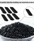 QO Circuit Breaker Filler Plates 10 Pack For Electrical Panels No Mess Install Dust Proof Shield Against Live Components Keeps Panels Safe And Neat Ideal For Replacement Regulatory Compliance And Debris Prevention In Home Or Workshop Electric Panels. black thermoset plastic breaker filler plate granules