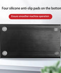 Straight Shooting Engraving Knife Sharpener With Three Top Shelf Diamond Wheels Rugged Portable Carving Tool Grinder showing anti-slip pads for stability.